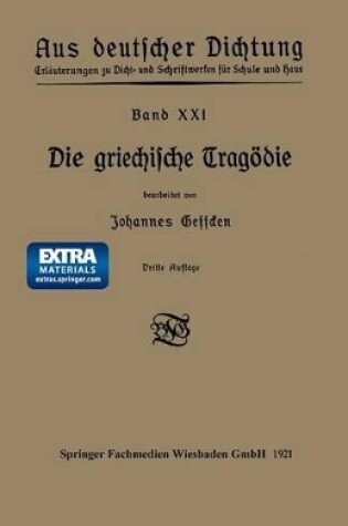 Cover of Die Griechische Tragoedie