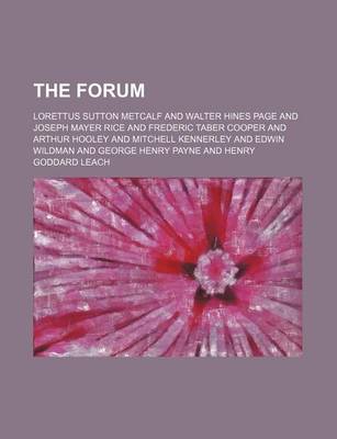 Book cover for The Forum (Volume 32)