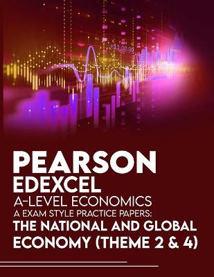 Book cover for Pearson Edexcel A-Level Economics A Exam Style Practice Papers