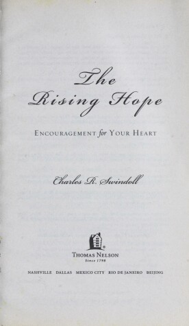 Book cover for The Rising Hope