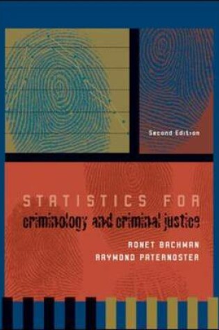 Cover of Statistics for Criminology and Criminal Justice