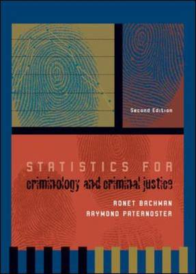 Book cover for Statistics for Criminology and Criminal Justice