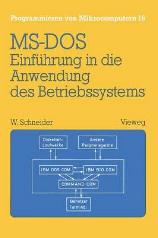 Cover of Einführung in die Anwendung des Betriebssystems MS-DOS