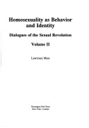 Book cover for Homosexuality and Sexuality