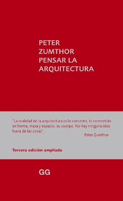 Book cover for Pensar La Arquitectura