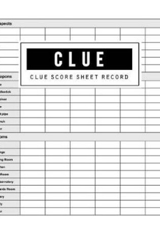 Cover of Clue Score Record
