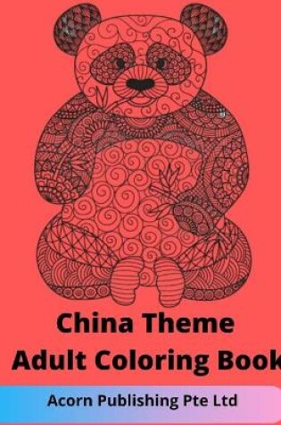 Cover of China Theme Adult Coloring Book