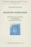 Book cover for Apollonius Dyscole: Traite Des Conjonctions