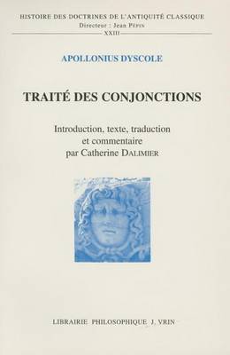 Cover of Apollonius Dyscole: Traite Des Conjonctions