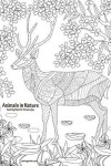 Book cover for Animals in Nature Coloring Book for Grown-Ups