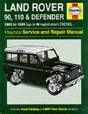 Cover of Land Rover 90/110 and Defender Service and Repair Manual