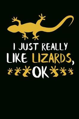Book cover for I Just Really Like Lizards, Ok