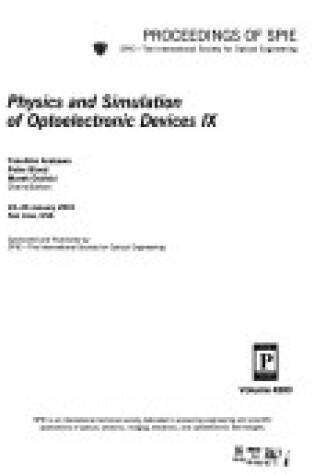 Cover of Physics and Simulation of Optoelectronic Devices IX