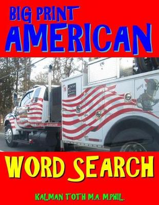 Book cover for Big Print American Word Search