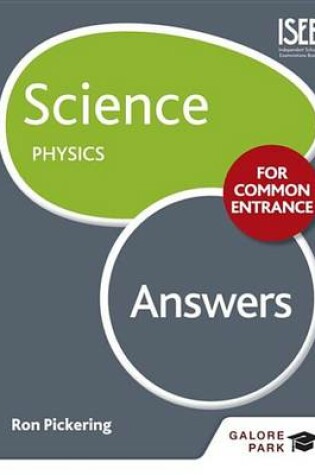 Cover of Science for Common Entrance: Physics Answers