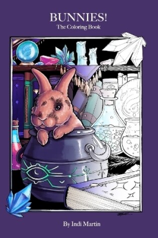 Cover of Bunnies! The Coloring Book