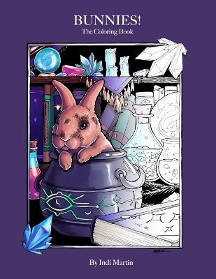 Book cover for Bunnies! The Coloring Book