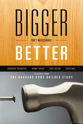 Book cover for Bigger Isn't Necessarily Better