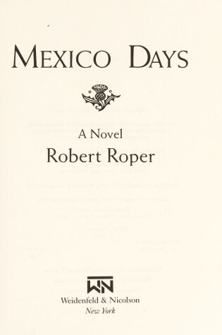 Cover of Mexico Days