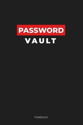 Book cover for Password Vault Notebook