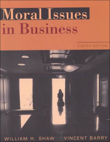 Book cover for Moral Issues in Business