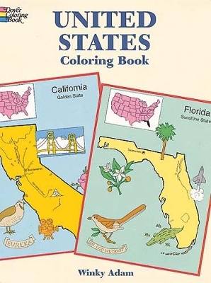 Book cover for United States Coloring Book