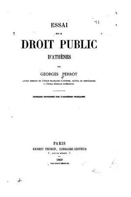 Book cover for Essai sur le droit public d'Athènes