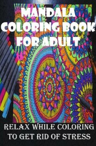 Cover of madala coloring book for adult