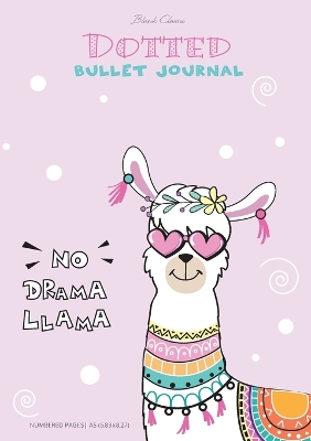 Book cover for Dotted Bullet Journal - No Drama Llama