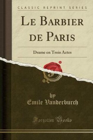 Cover of Le Barbier de Paris