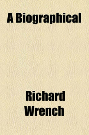 Cover of A Biographical