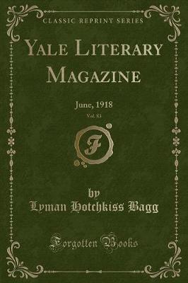 Book cover for Yale Literary Magazine, Vol. 83