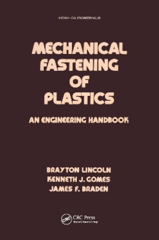 Cover of Mechanical Fastening of Plastics