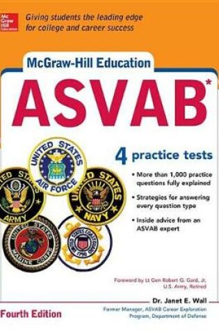 Cover of McGraw-Hill Education Asvab, Fourth Edition