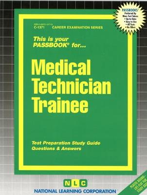 Book cover for Medical Technician Trainee