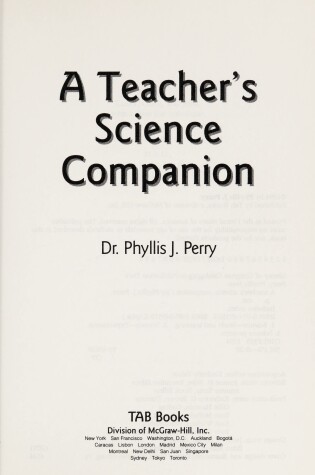 Cover of Teacher's Science Companion