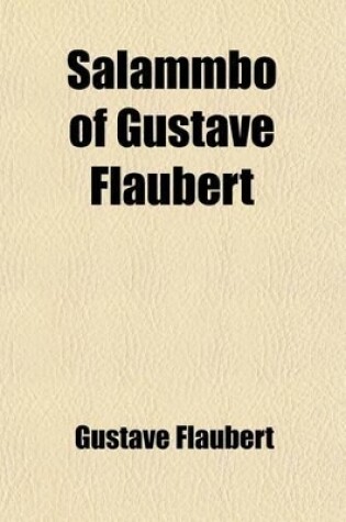 Cover of Salammbo of Gustave Flaubert