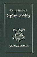 Book cover for Sappho to Valéry