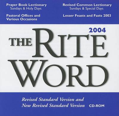 Book cover for The Rite Word 2004