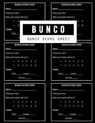 Book cover for Bunco Score Sheet