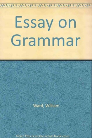 Cover of Essay on Grammar