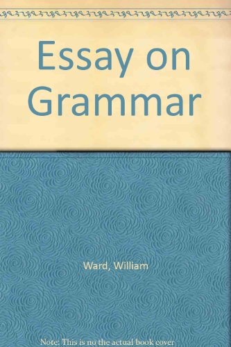 Book cover for Essay on Grammar