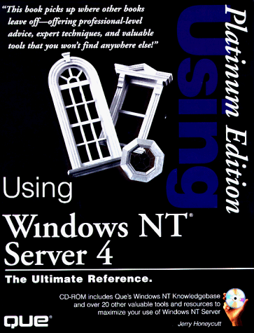 Book cover for Using Windows NT Server 4