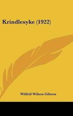 Book cover for Krindlesyke (1922)