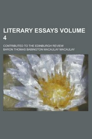 Cover of Literary Essays (Volume 6)