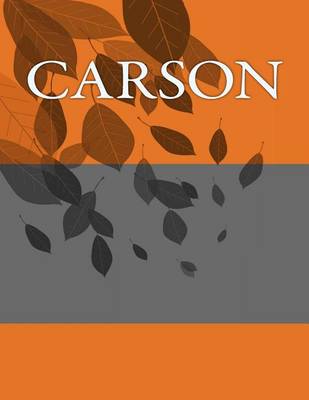 Book cover for Carson