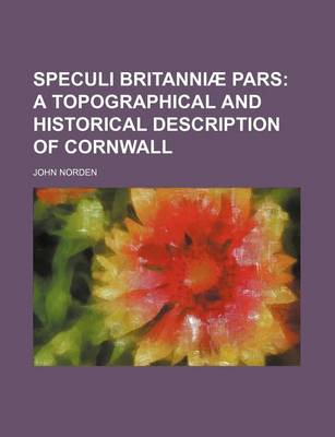 Book cover for Speculi Britanniae Pars