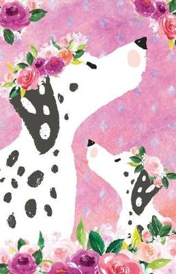 Book cover for Bullet Journal for Dog Lovers Dalmatian in Flowers