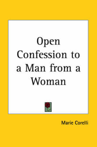 Cover of Open Confession to a Man from a Woman (1925)