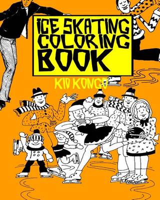 Book cover for Ice Skating Coloring Book